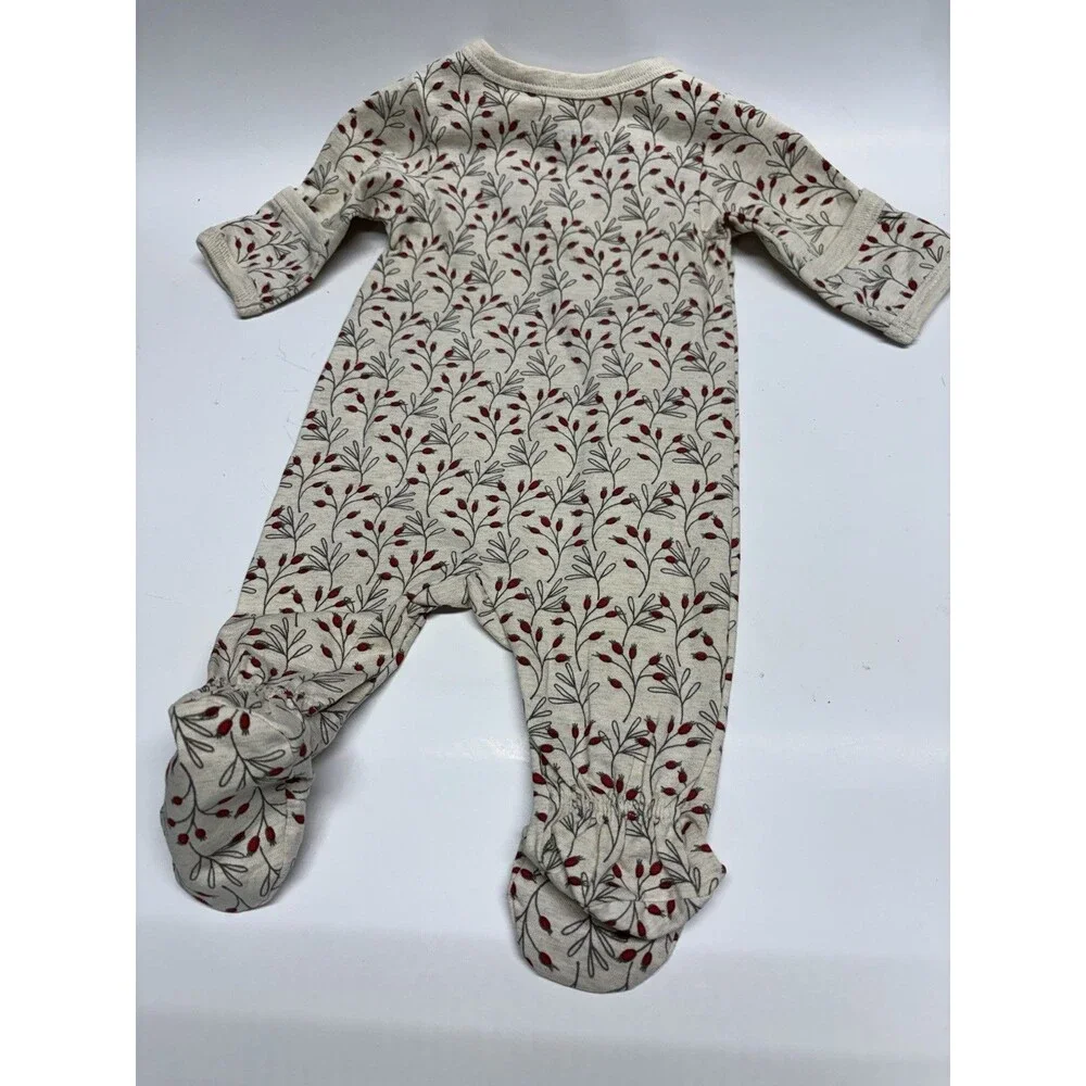 Coccoli Baby Sleeper Organic Cotton Footed Pajamas NWT Size N